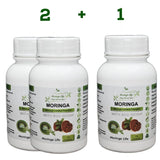 Pure Organic Moringa Capsules x 120 with added Red Reishi - Image #2