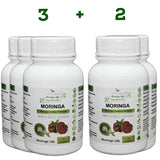 Pure Organic Moringa Capsules x 120 with added Red Reishi - Image #3