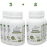 Pure Organic Moringa Capsules x 120 with added African Potato - Image #4