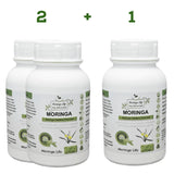 Pure Organic Moringa Capsules x 120 with added African Potato - Image #3